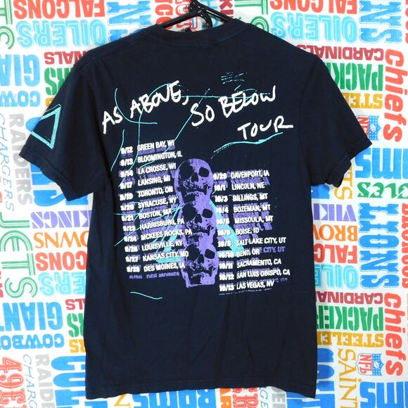 Highly Suspect As Above So Below Tour T Shirt Size S Double Sided Dates - Picture 2 of 7